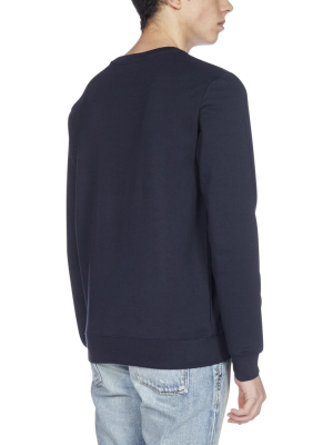 A.p.c. Vpc Logo Flocked Sweatshirt