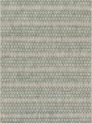 Isle Rug In Grey & Teal By Loloi