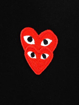 Comme Des Garçons Play Overlapping Heart T-shirt