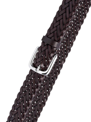 Leonardo Hand-braided Leather Brown Belt