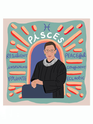 Zodiac Print: Pisces Rbg