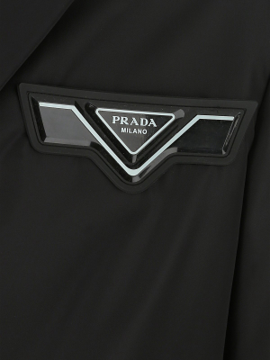 Prada Logo Patch Detail Blazer