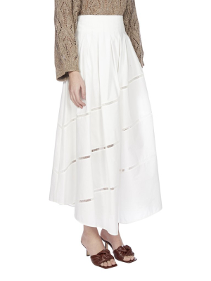 Brunello Cucinelli Pleated Maxi Skirt