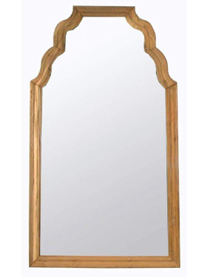 Noir Reclaimed Teak Floor Mirror