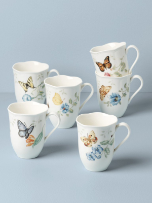 Butterfly Meadow 6-piece Mug Set