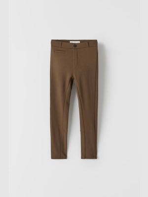 Ponte Knit Plush Pants