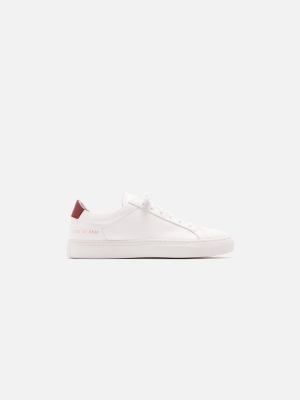 Common Projects Retro Low - White / Red