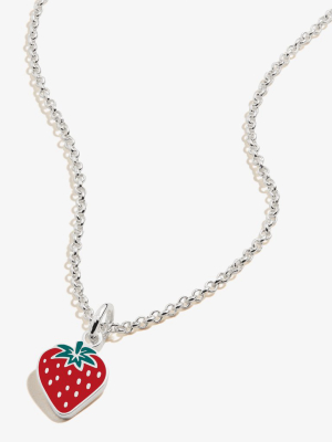 Strawberry Charm Necklace