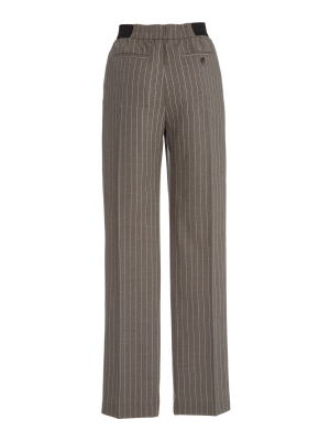 Moretta Stretch-wool Straight-leg Pants