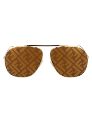 Fendi Eyewear Aviator Sunglasses