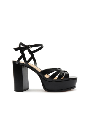 Caty Leather Platform Sandal