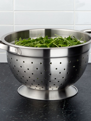 Footed Stainless Steel Colander