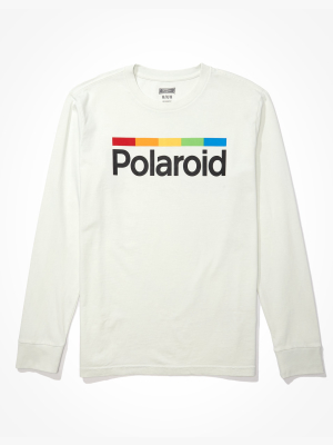 Tailgate Men's Long-sleeve Polaroid Graphic T-shirt