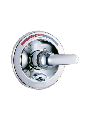 Delta Faucet T13391 Delta T13391 Single Handle Shower Valve Trim With Push Button Diverter And Metal Lever Handle