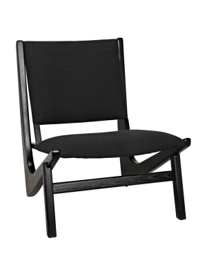 Boomerang Chair, Charcoal Black