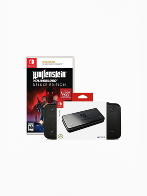 Nintendo Switch Hori Case And Wolfenstein: Youngblood Deluxe Bundle