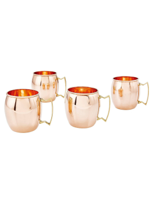 Old Dutch 16oz 4pk Copper Moscow Mule Mugs