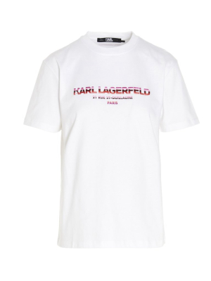 Karl Lagerfeld Rue St-guillaume Logo T-shirt