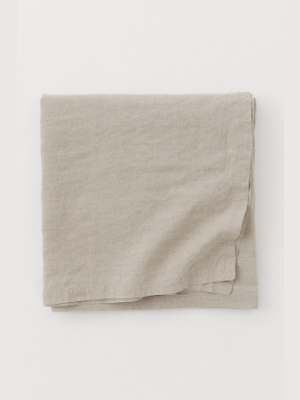 Washed Linen Tablecloth