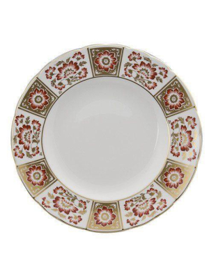 Panel Red Dinner Plate