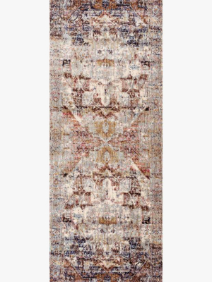 Anastasia Rug In Slate & Multi Design By Loloi