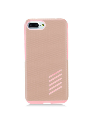 Insten Hard Hybrid Tpu Cover Case For Apple Iphone Se (2020) / Iphone 8 / Iphone 7 (4.7") - Rose Gold/pink By Eagle