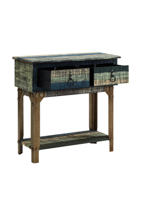 Marley Small Hall Console Distressed - Powell Company