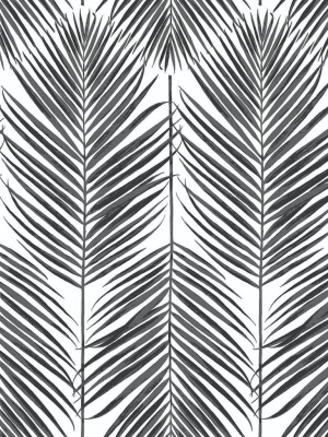 Paradise Palm Peel-and-stick Wallpaper In Ebony By Nextwall