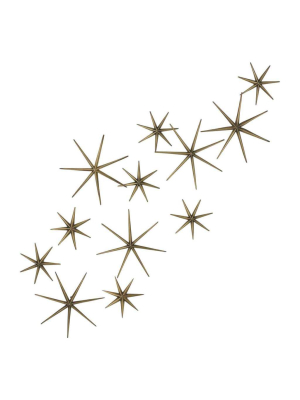 Global Views Etoile Wall Decor Set Of 12
