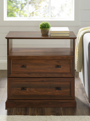 Classic 2 Drawer End Table - Saracina Home