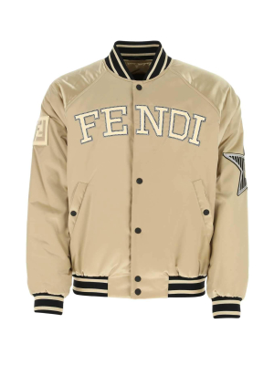 Fendi Logo Bomber Jacket