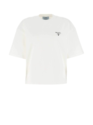 Prada Logo Print T-shirt