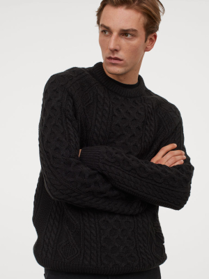 Cable-knit Sweater