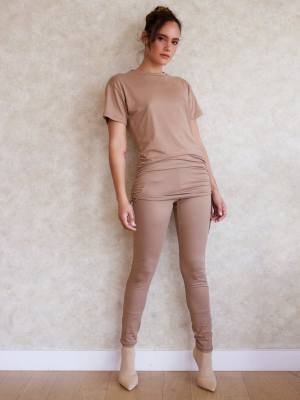 Layia Pants Set- Sand