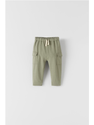 Plush Cargo Pants