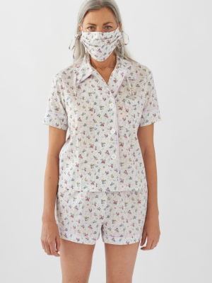 Shelby Pajama Top Chiara White