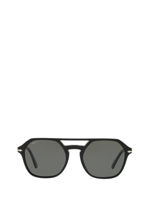 Persol Polarised Aviator Frame Sunglasses