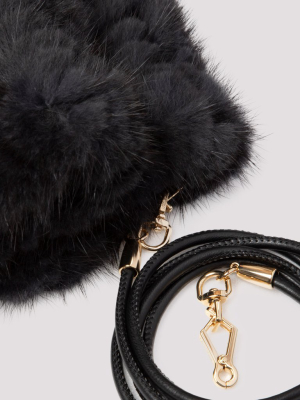 Max Mara Nevada Knitted Fur Gloves