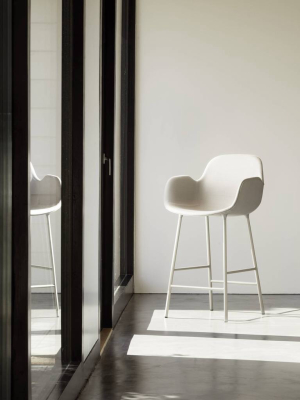 Form Counter Chair: Upholstered