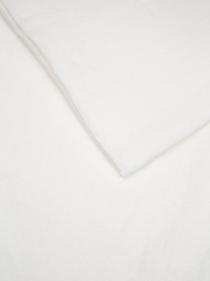 Organic White Linen Fabric Per Meter