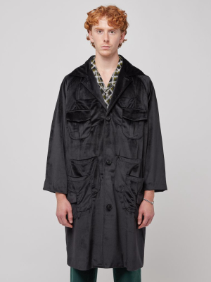 Kaleidoscope Robe In Black