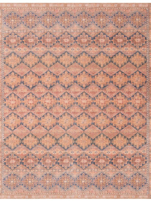 Loloi Magnolia Home Deven Rug - Persimmon/indigo