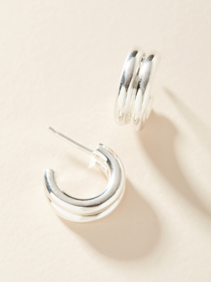 Two Hills No. 33 Huggie Hoop Earrings