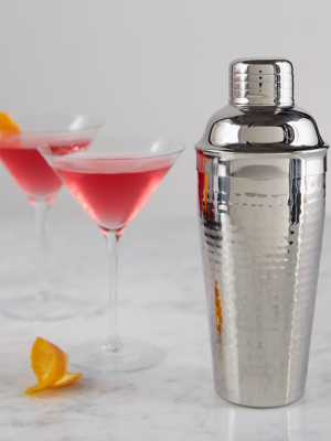 Stainless-steel Hammered Cocktail Shaker