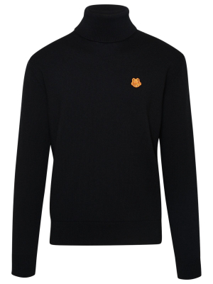 Kenzo Tiger Patch Turtleneck Jumper