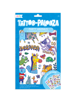 Tattoo-palooza Temporary Tattoos - Party Animal