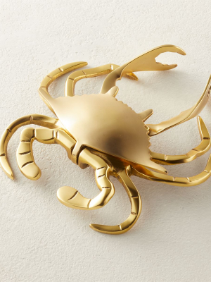 Claudia Brass Crab Box