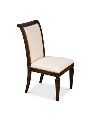 Scroll Back Dining Side Chair