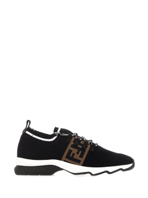 Fendi Ff Low Top Sock Sneakers