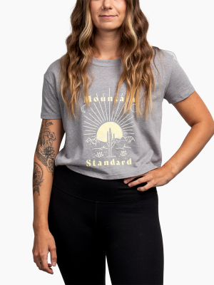 Women's Sunburst Tee - Smoke Grey